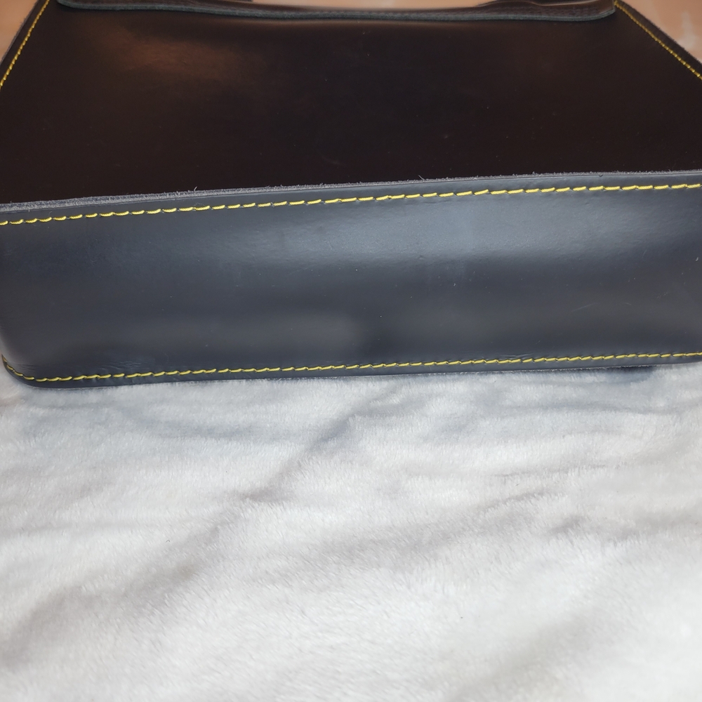 Dr. Marten's Black Satchel Bag Purse - Picture 7 of 13